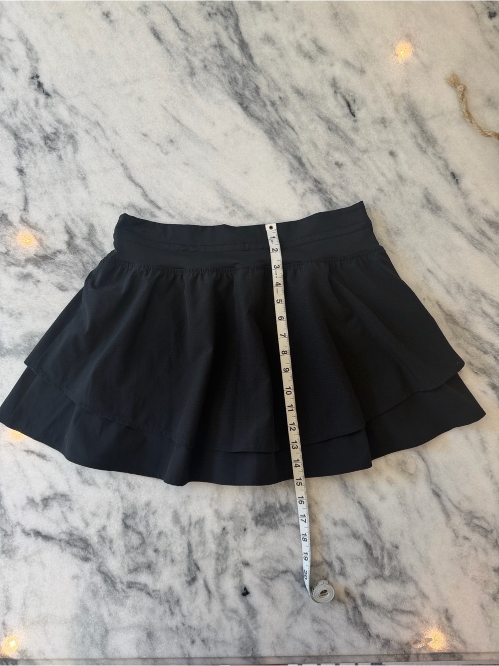DSG Black Tiered Circle Skirt